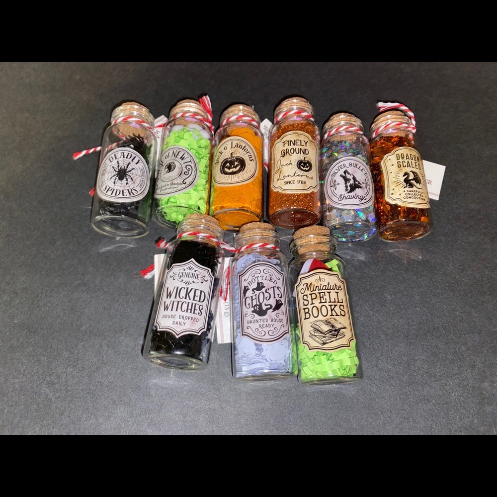 Halloween Mini Potion Bottles